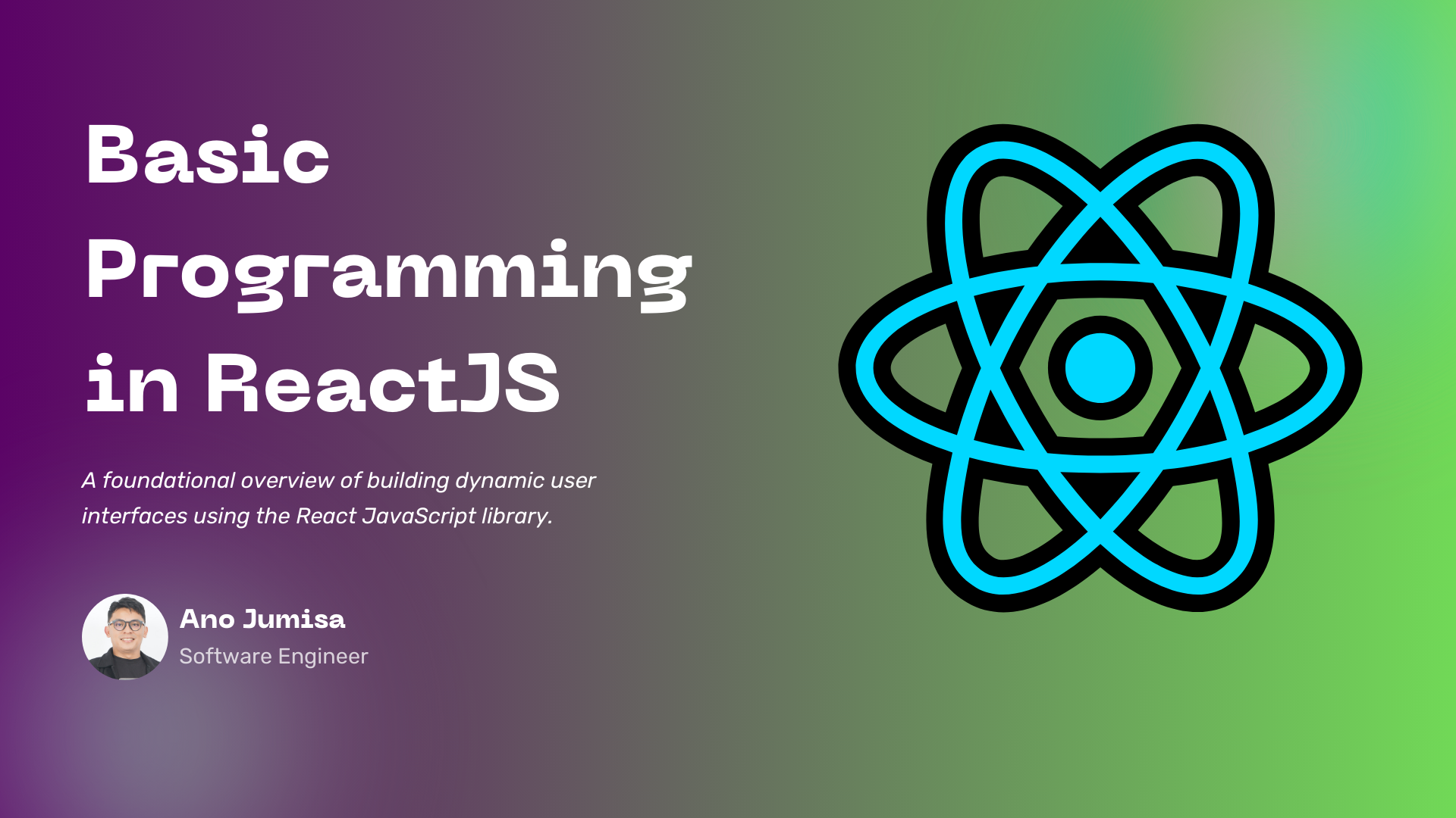 Basic Programming with React Thumbnail Image