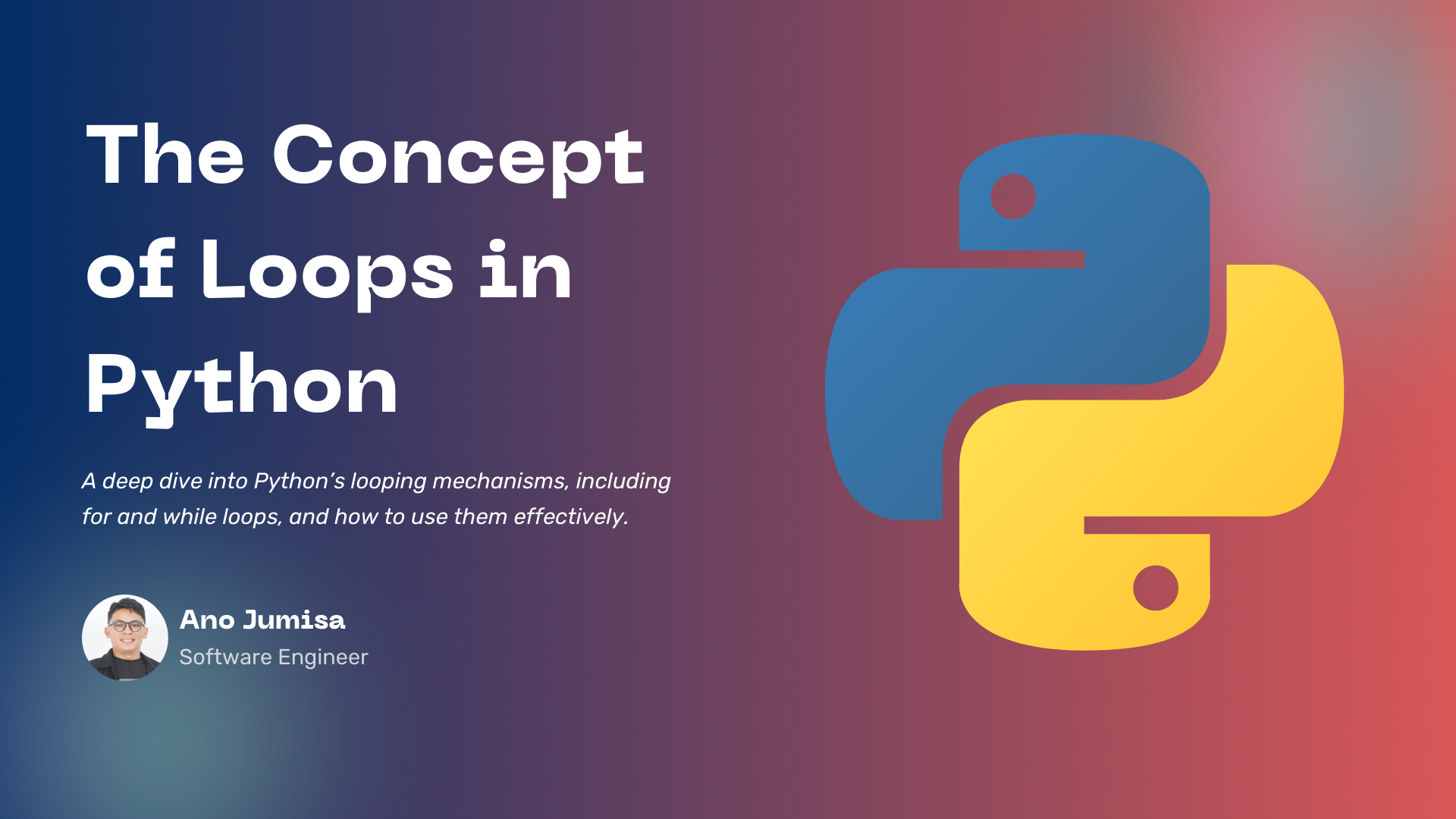 The Concept of Loops in Python