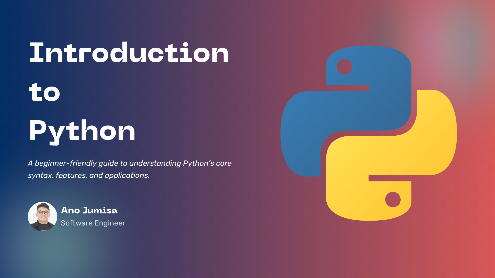 Introduction to Python
