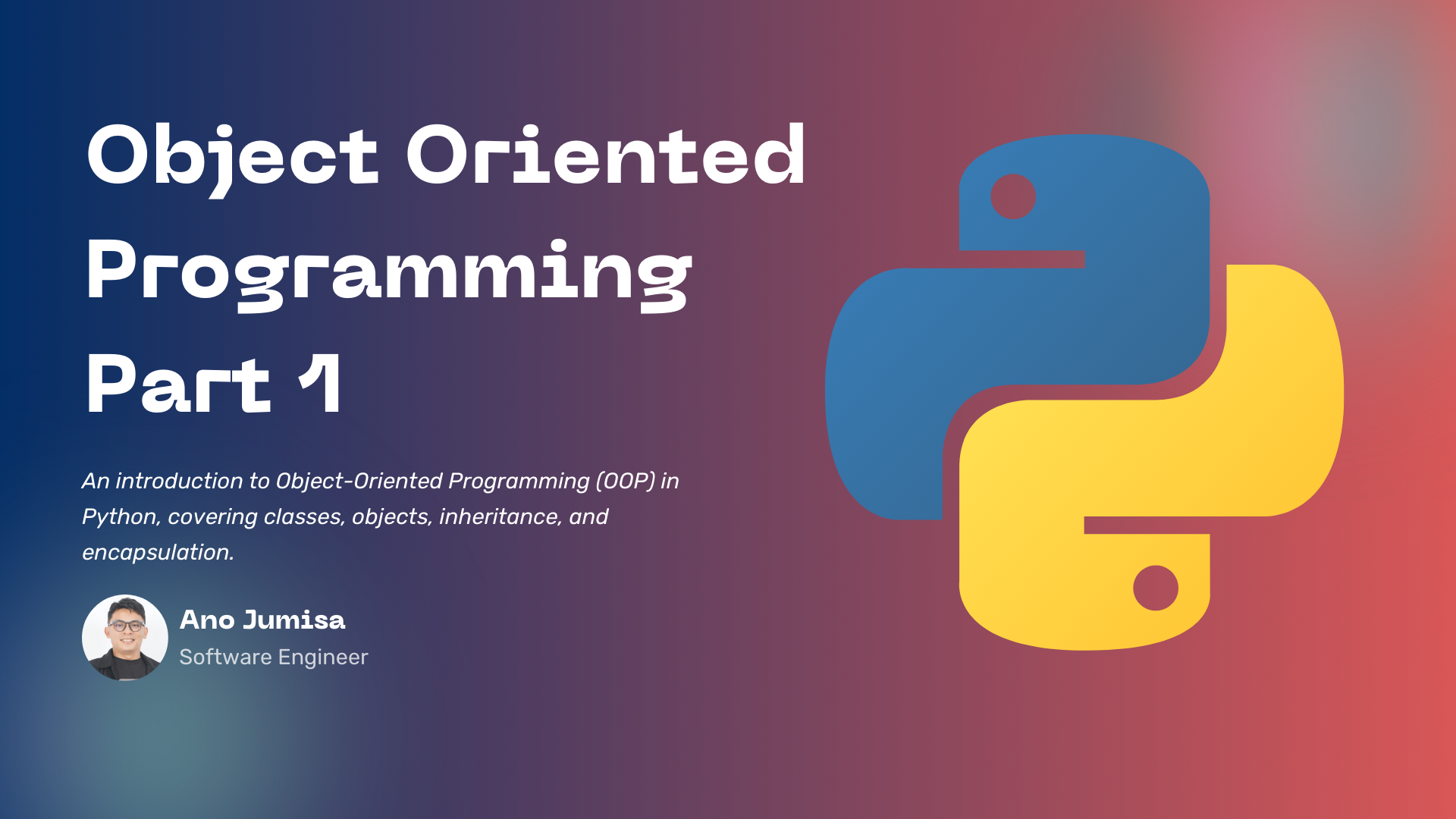 Object Oriented Programming Thumbnail Image